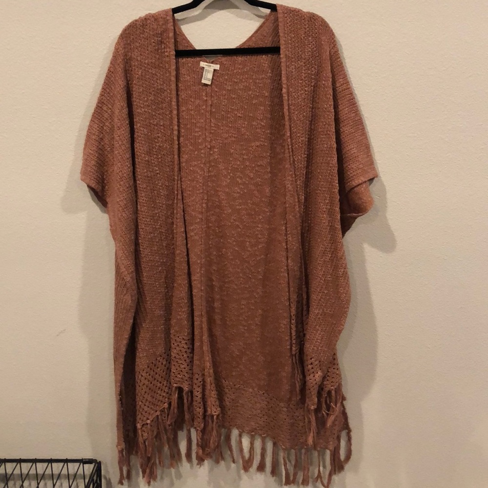 Knitted kimono